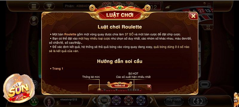 Roulette 3D có luật chơi khá dễ